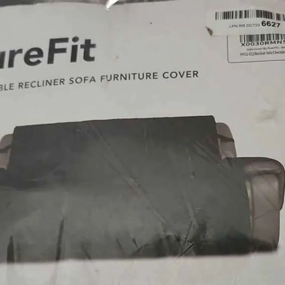 Pure Fit Reversible Quilted Recliner Sofa Furniture Cover Brown & Tan